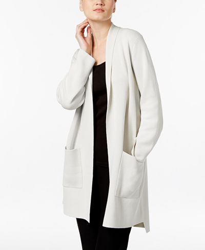 Eileen Fisher Silk-Blend Kimono Cardigan