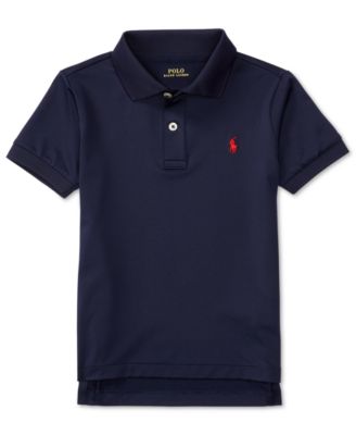 Toddler and Little Boys Performance Jersey Polo Shirt