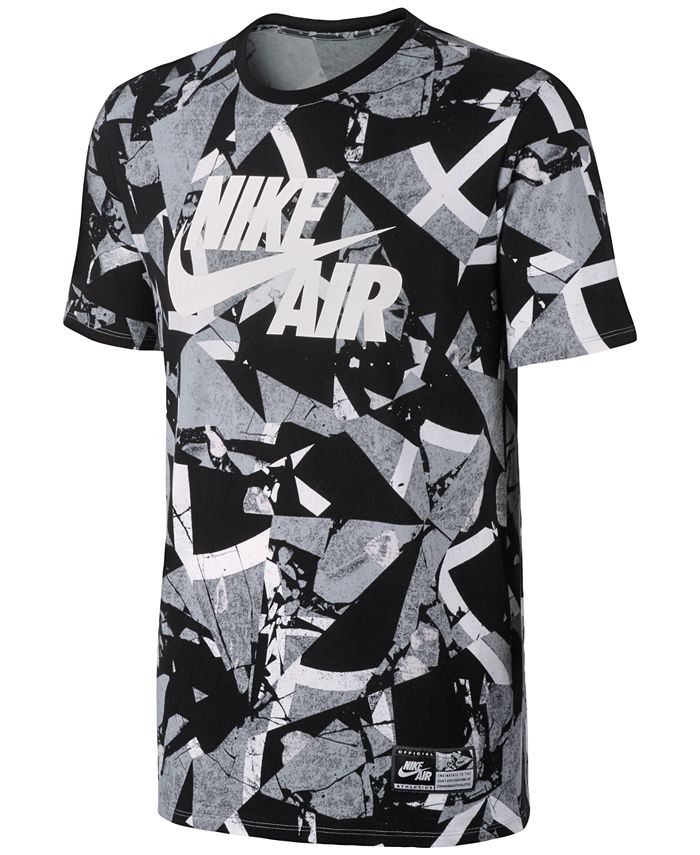 Nike Men's Air Printed Cotton T-Shirt - Macy's