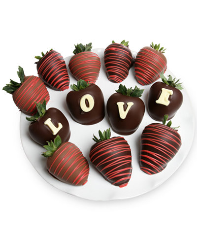Chocolate Covered Company® 12-Pc. LOVE Belgian Chocolate-Covered BerryGram®