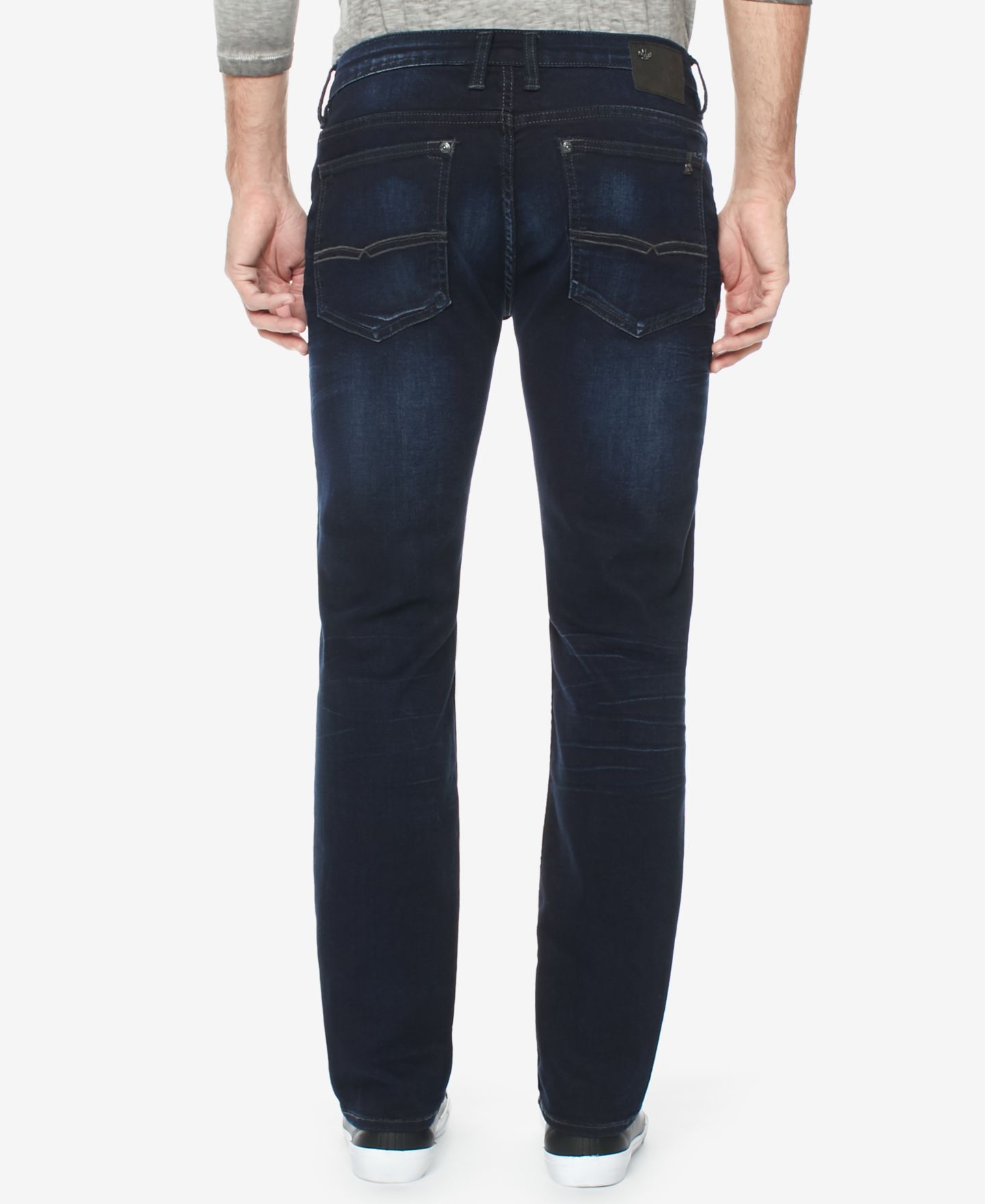Мужские джинсы Buffalo David Bitton Six-X Straight-Fit, цвет: Тёмный индиго — фото 2