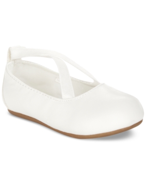 First Impressions Baby Girls Criss-Cross Ballet Flats Created for Macy's