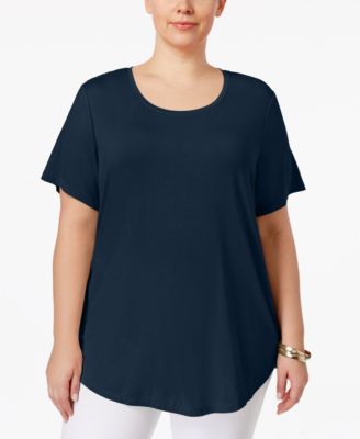 plus size dressy tops macys