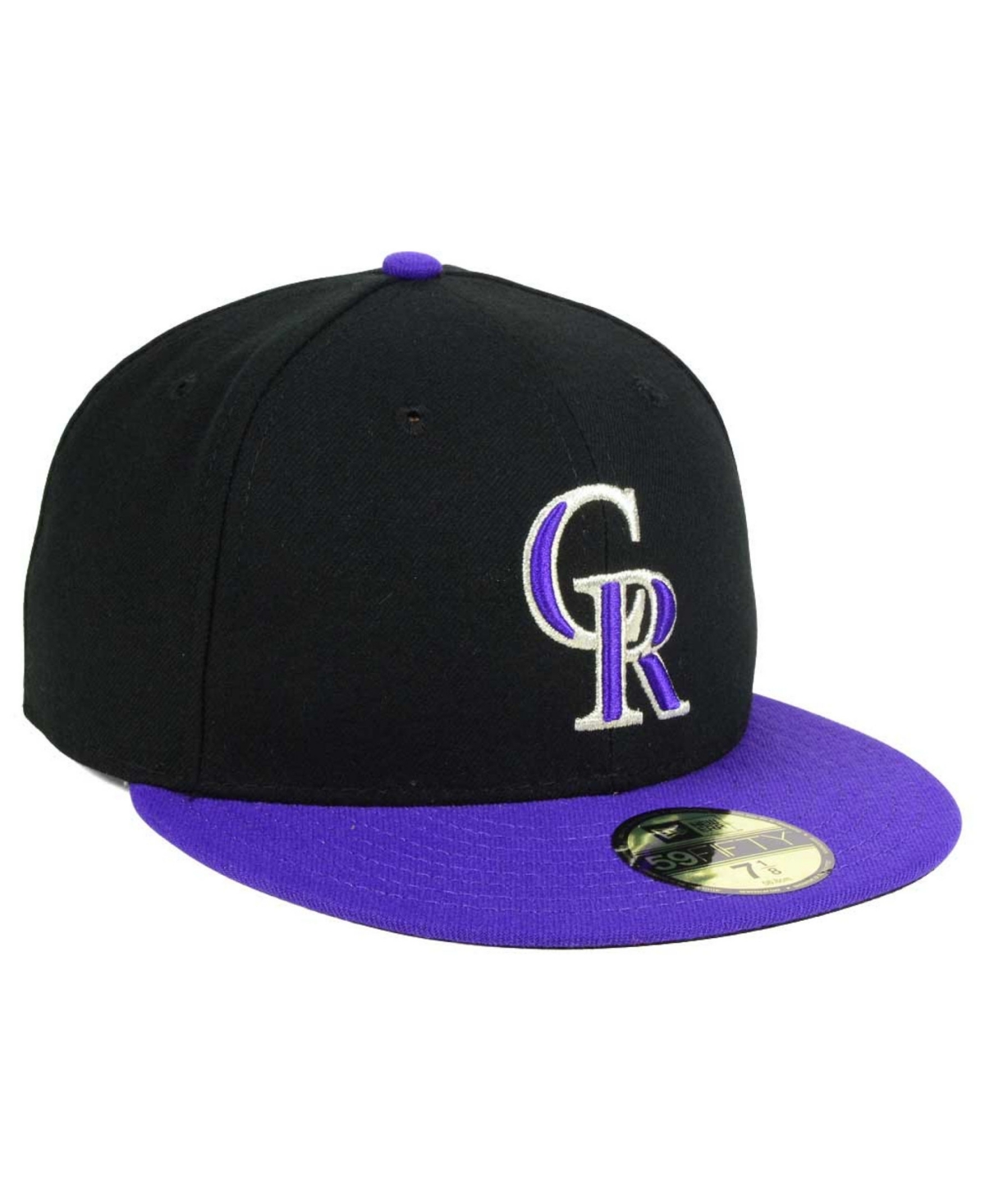 New Era Men's Black, Purple Colorado Rockies 2021 Mlb All-star Game Authentic Collection On-field 59fifty Fi In Black,purple