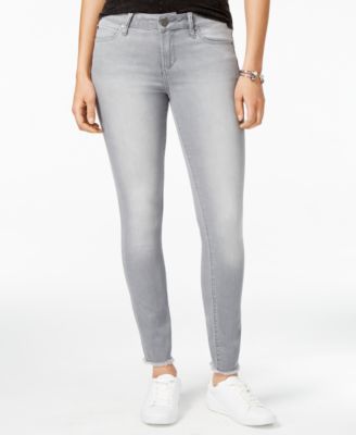 Articles of Society - Sarah Frayed Silver Wash Skinny Jeans