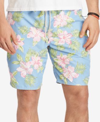 polo floral swim trunks