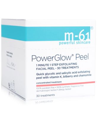 PowerGlow Peel 1 Minute 1 Step Exfoliating Facial Peel, 30 treatments
