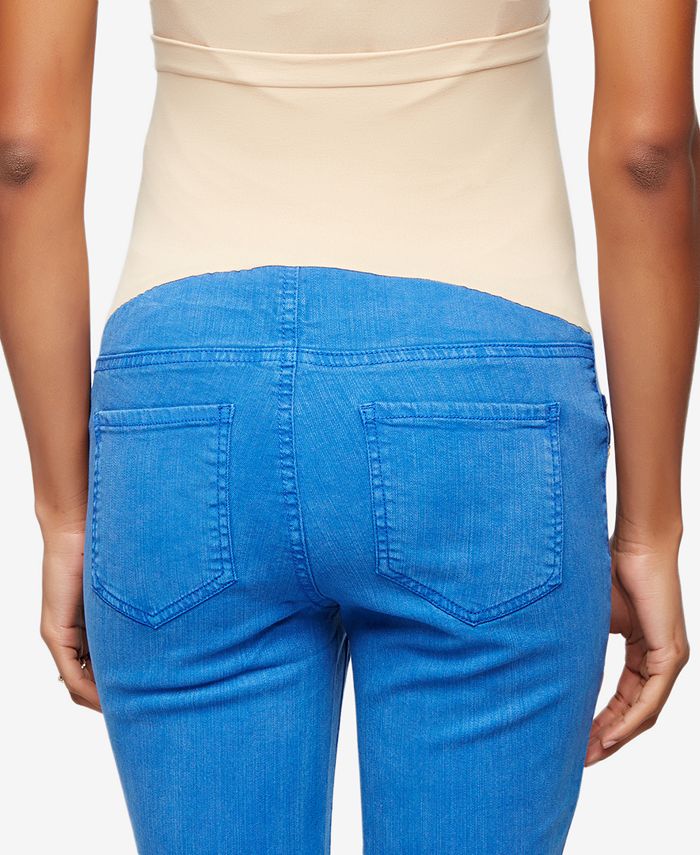 Luxe Essentials Denim Maternity Ankle Pants Macy's