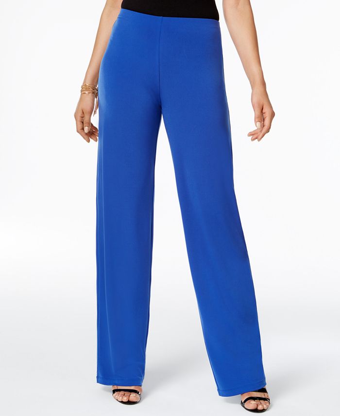 Alfani Petite Knit Wide-Leg Pants, Created for Macy's - Macy's
