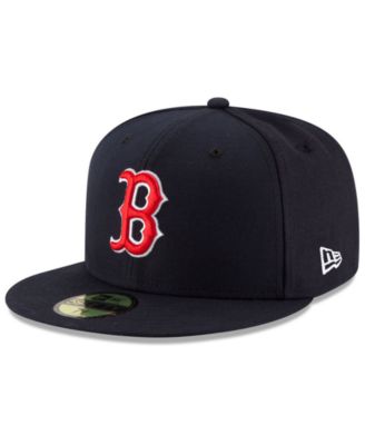 leather red sox hat