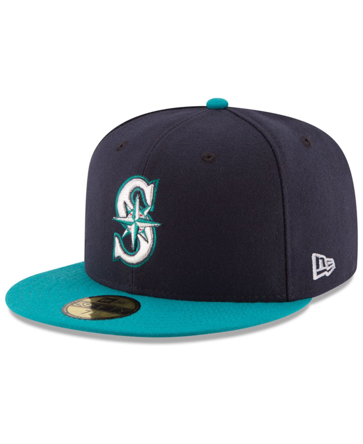 Облегающая кепка Seattle Mariners Authentic Collection 59 размера 