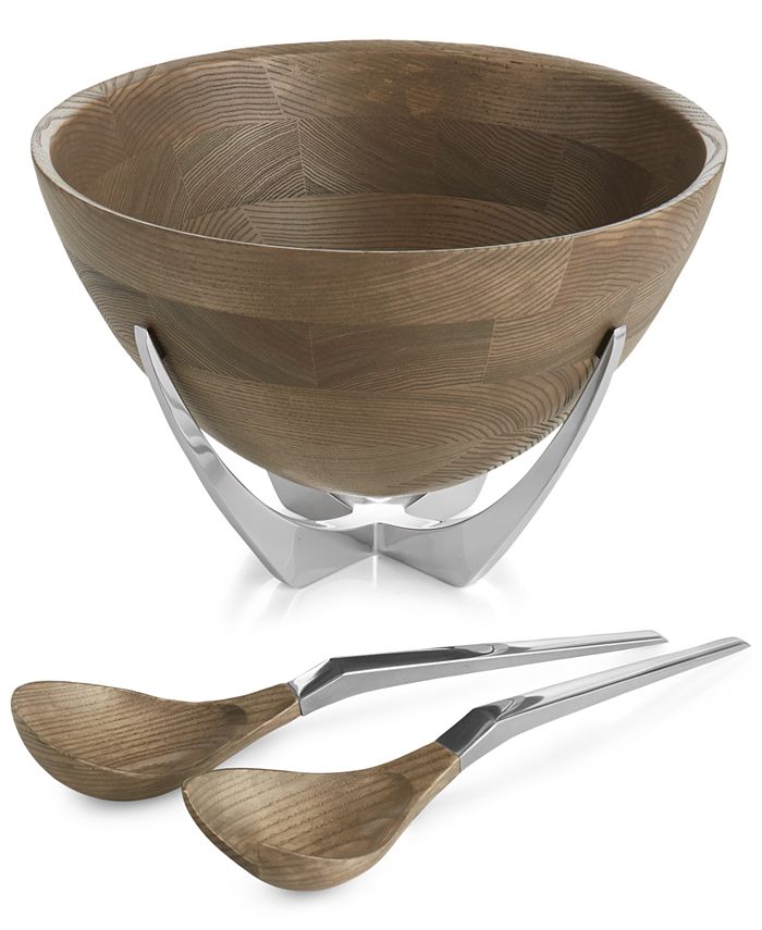 Nambé Cabo Collection Salad Bowl with Servers Macy's