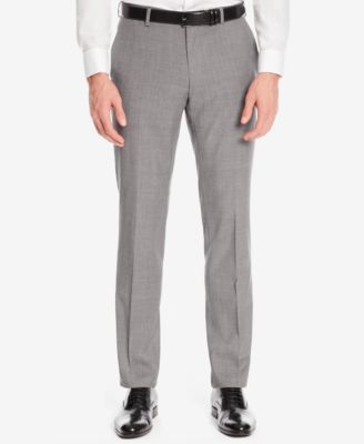 Hugo Boss - Men's Slim-Fit Wool Dress Pants