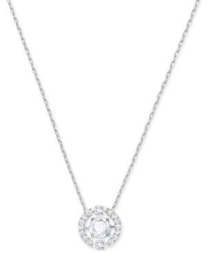 image of Swarovski Floating Crystal Pendant Necklace