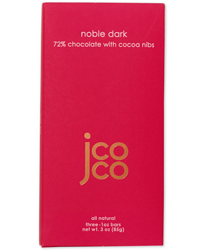 Seattle Chocolates jcoco Noble Dark Chocolate with Cocoa Nips Bar