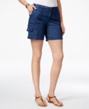 Macys womens cargo sales shorts