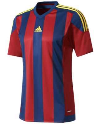 adidas striped soccer jersey
