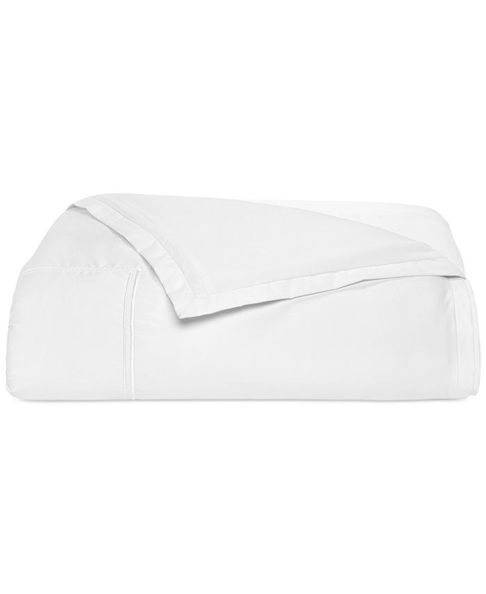 Hotel Collection Embroidered Frame White Comforter, Full/Queen, Created