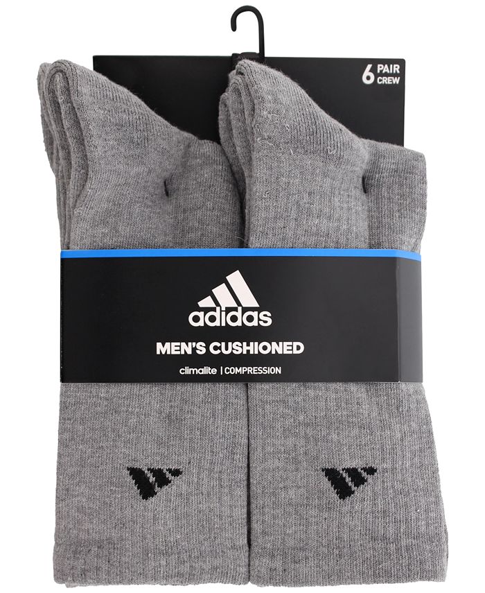 adidas Men's 6 Pack ClimaLite Crew Socks & Reviews Underwear & Socks Men Macy's