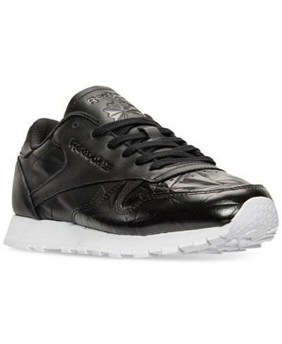 Reebok Women's Classic Leather Hype Metallic Casual Sneakers from Finish Line