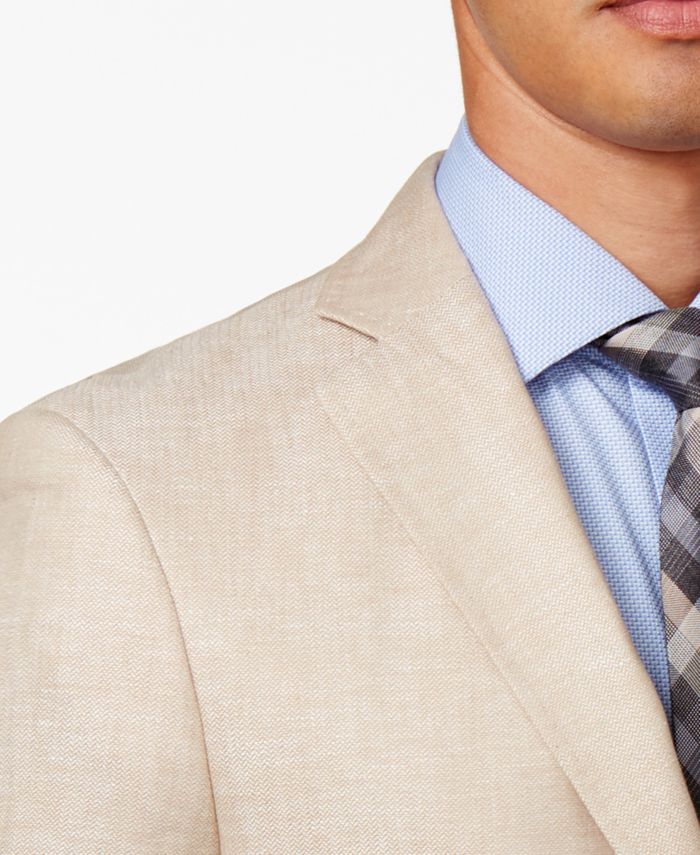 Calvin Klein Men's Slim-Fit Off-White Sport Coat - Macy's