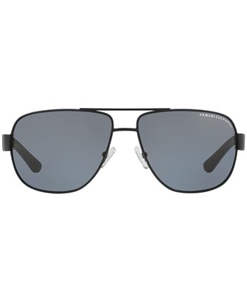 A|X Armani Exchange Armani Exchange Polarized Sunglasses , AX2012S - Macy's