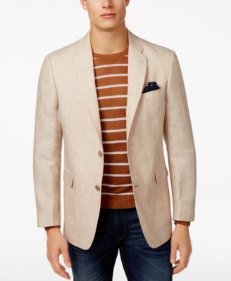 Tommy Hilfiger - Men's Classic-Fit Light Tan Sport Coat