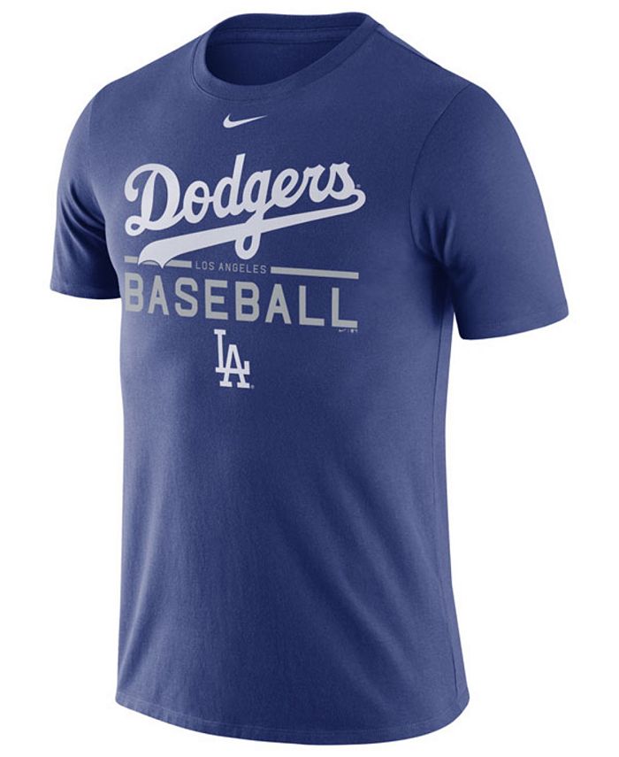 Nike Men's Los Angeles Dodgers Practice T-Shirt - Macy's