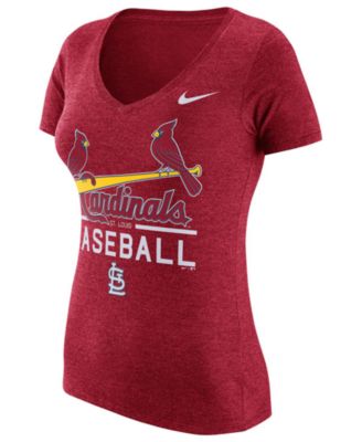 T-shirt St. Louis Cardinals Pour Femme - Rouge, Taille M - Campus Lifestyle