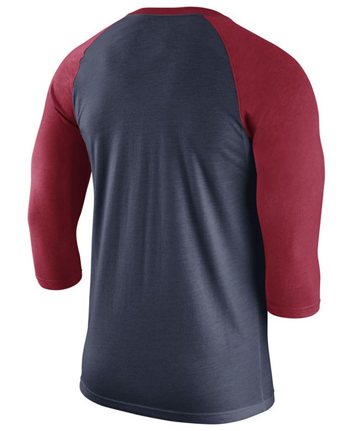 Nike Men's Minnesota Twins Wordmark Raglan T-Shirt - Macy's