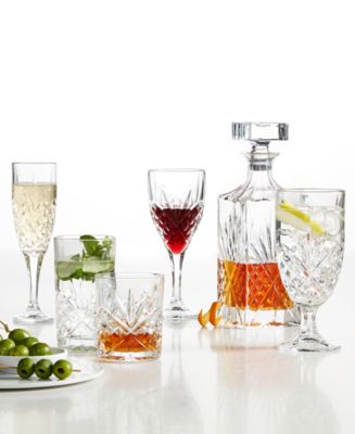 Godinger Cut Crystal 4-Piece Glassware Sets Collection - Macy's