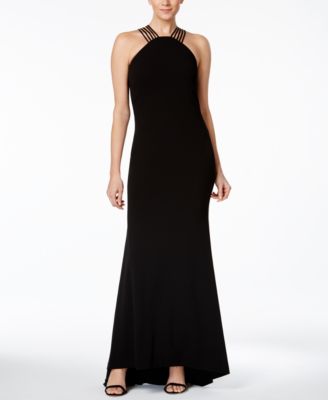 Calvin Klein - Lattice Halter Gown
