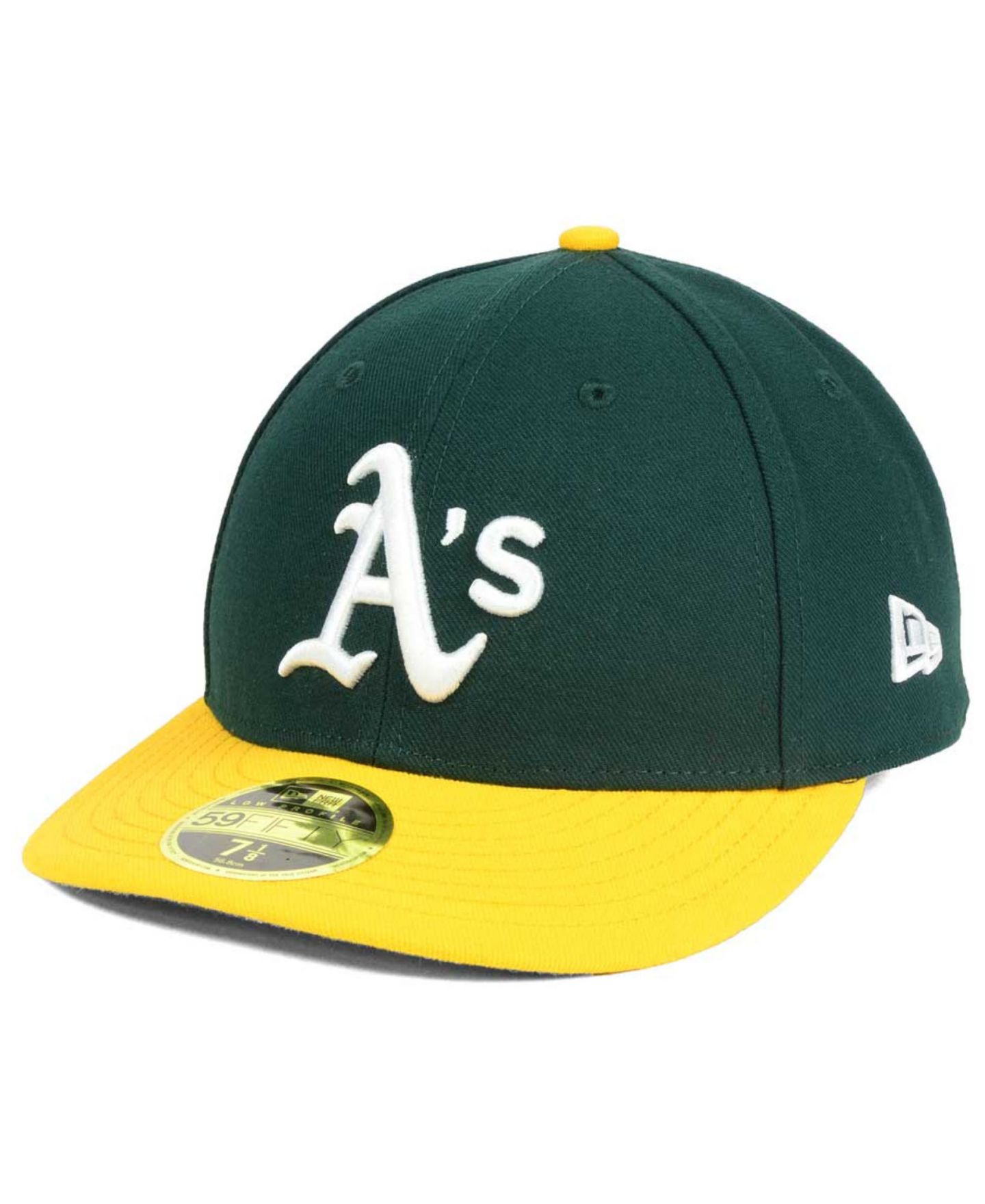 Мужская кепка New Era Oakland Athletics Low Profile AC Performance 59FIFTY — фото 1
