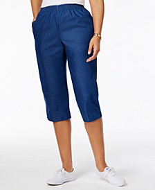 Petite Pull-On Capri Jeans