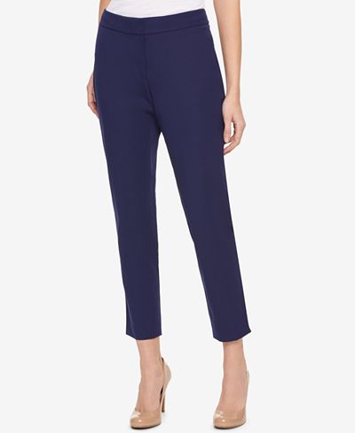 Tommy Hilfiger Slim Ankle Pants, Created for Macy's - Pants & Capris ...