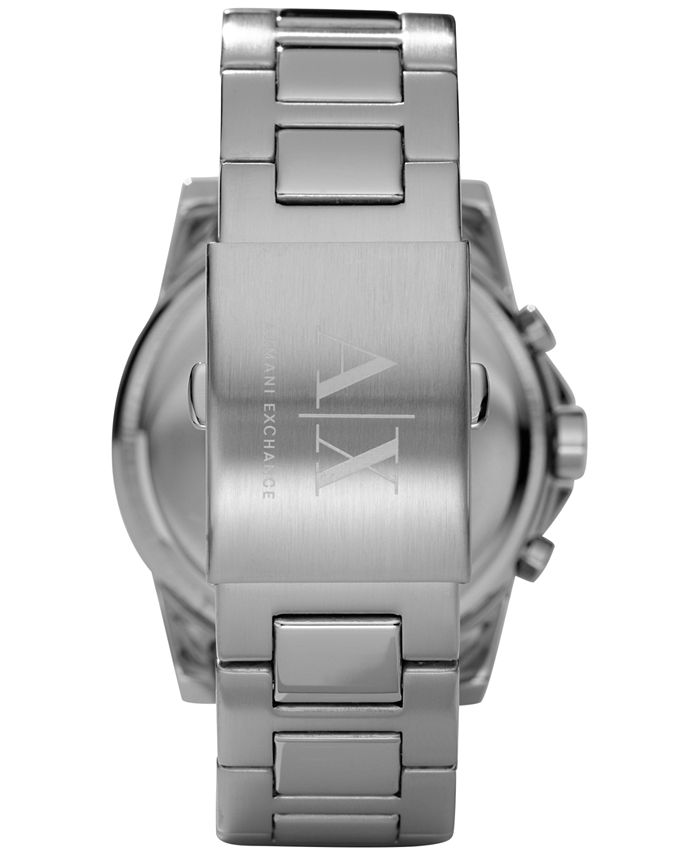A|X Armani Exchange Men's Chronograph Stainless Steel Bracelet Watch ...