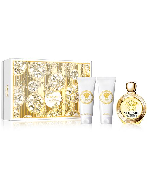 Versace 3 Pc Eros Pour Femme Gift Set Reviews All Perfume Beauty Macy S