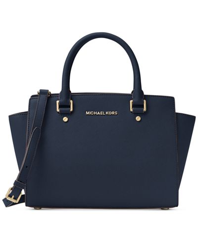 MICHAEL Michael Kors Selma Medium Satchel - Handbags & Accessories - Macy&#39;s