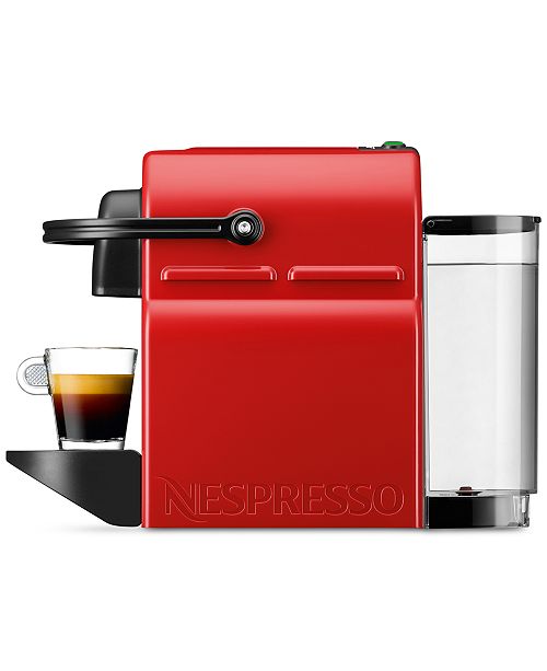 Nespresso Breville Inissia Red SingleServing Espresso Maker & Reviews