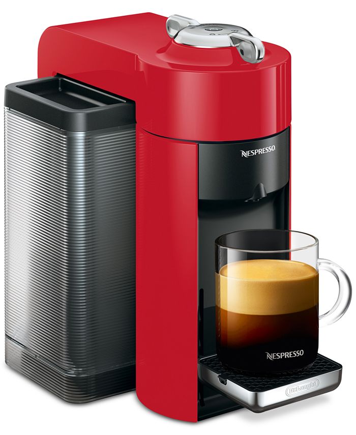Nespresso Evoluo Coffee and Espresso Maker by De'Longhi, Red Macy's