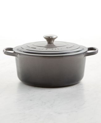 Signature Enameled Cast Iron 7.25-Quart Round Dutch Oven