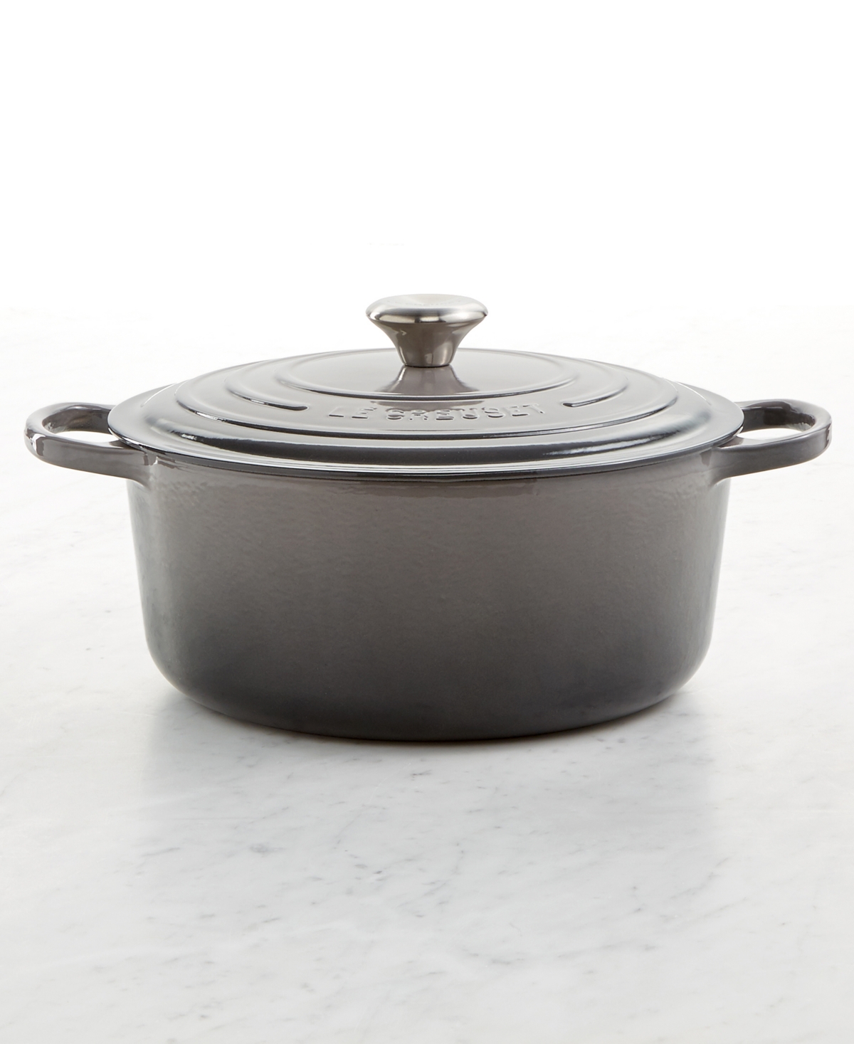 Le Creuset 5-qt. Signature Enameled Cast Iron Oval Dutch Oven In Oyster