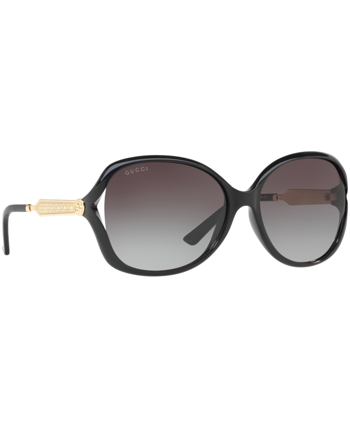 Shop Gucci Sunglasses, Gg0076s In Tortoise,brown Gradient