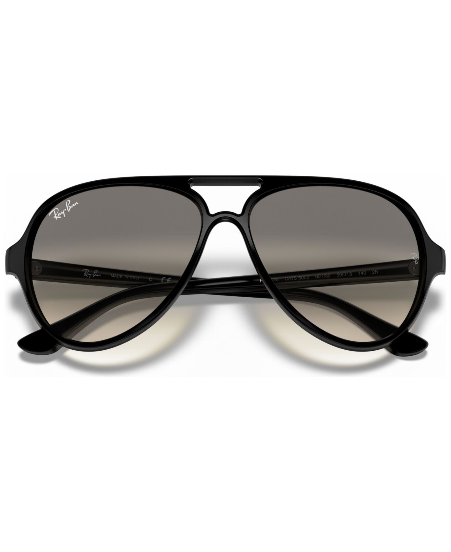 Женские солнцезащитные очки Ray-Ban Sunglasses, RB4125 Cats 5000, цвет: Серый / Чёрный — фото 4