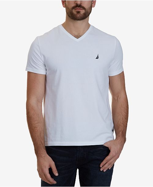 Nautica Men's Slim-Fit Stretch V-Neck T-Shirt - T-Shirts - Men - Macy's