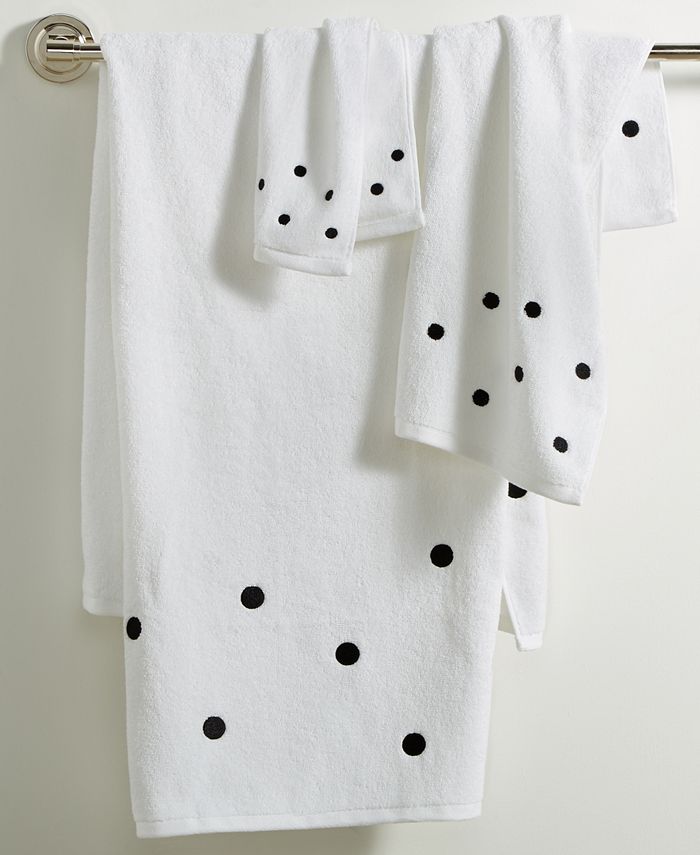 kate spade new york Deco Dot Cotton Hand Towel & Reviews - Bath Towels -  Bed & Bath - Macy's