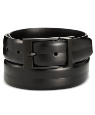 Kenneth Cole Reaction - Men's Reversible Double Trapunto Dress Belt