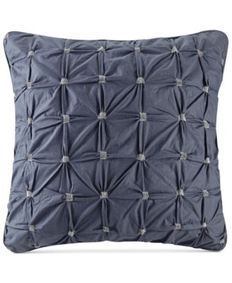 navy blue standard pillow shams