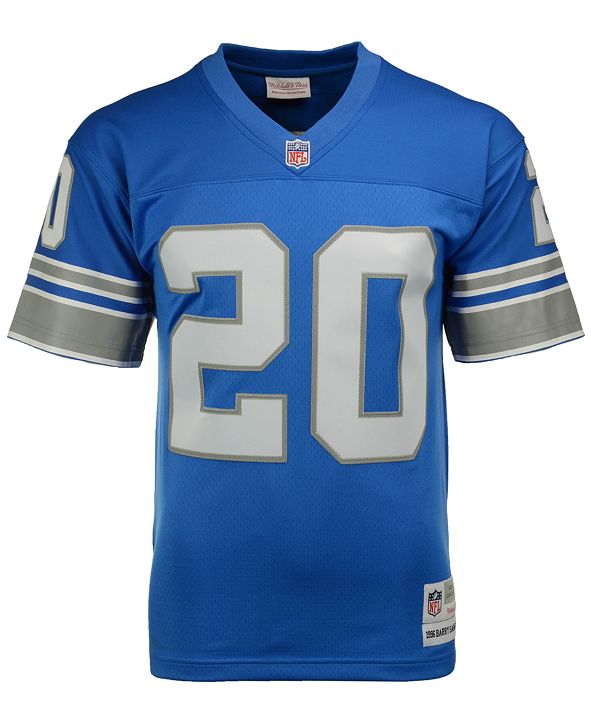 Mitchell & Ness Men's Barry Sanders Detroit Lions Replica Throwback Jersey & Reviews Sports