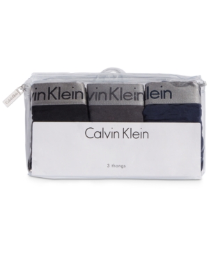 CALVIN KLEIN RADIANT THONG 3-PK QD3590